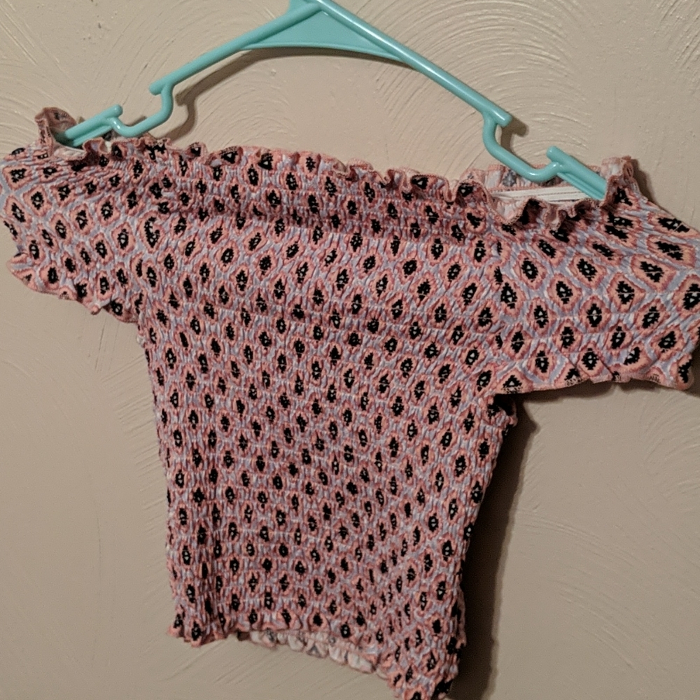 Pretty pink and purple top